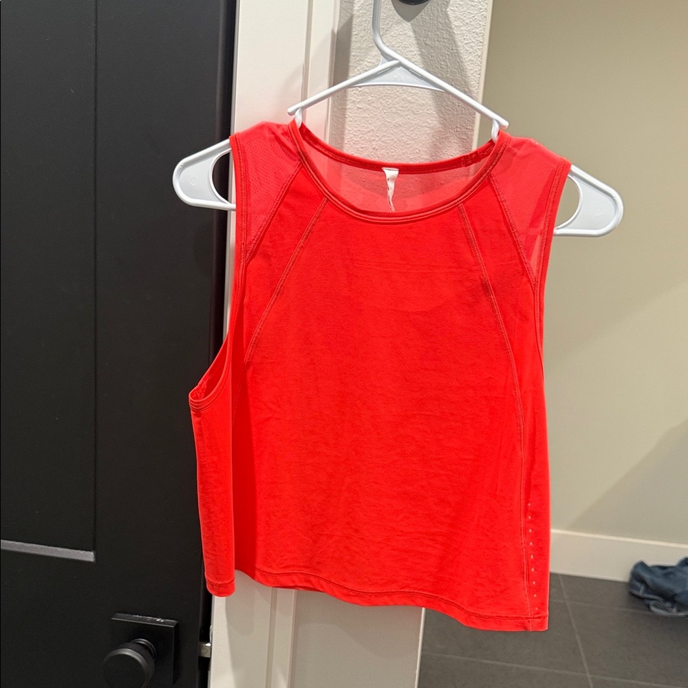 Lululemon red/pink tank size 8
